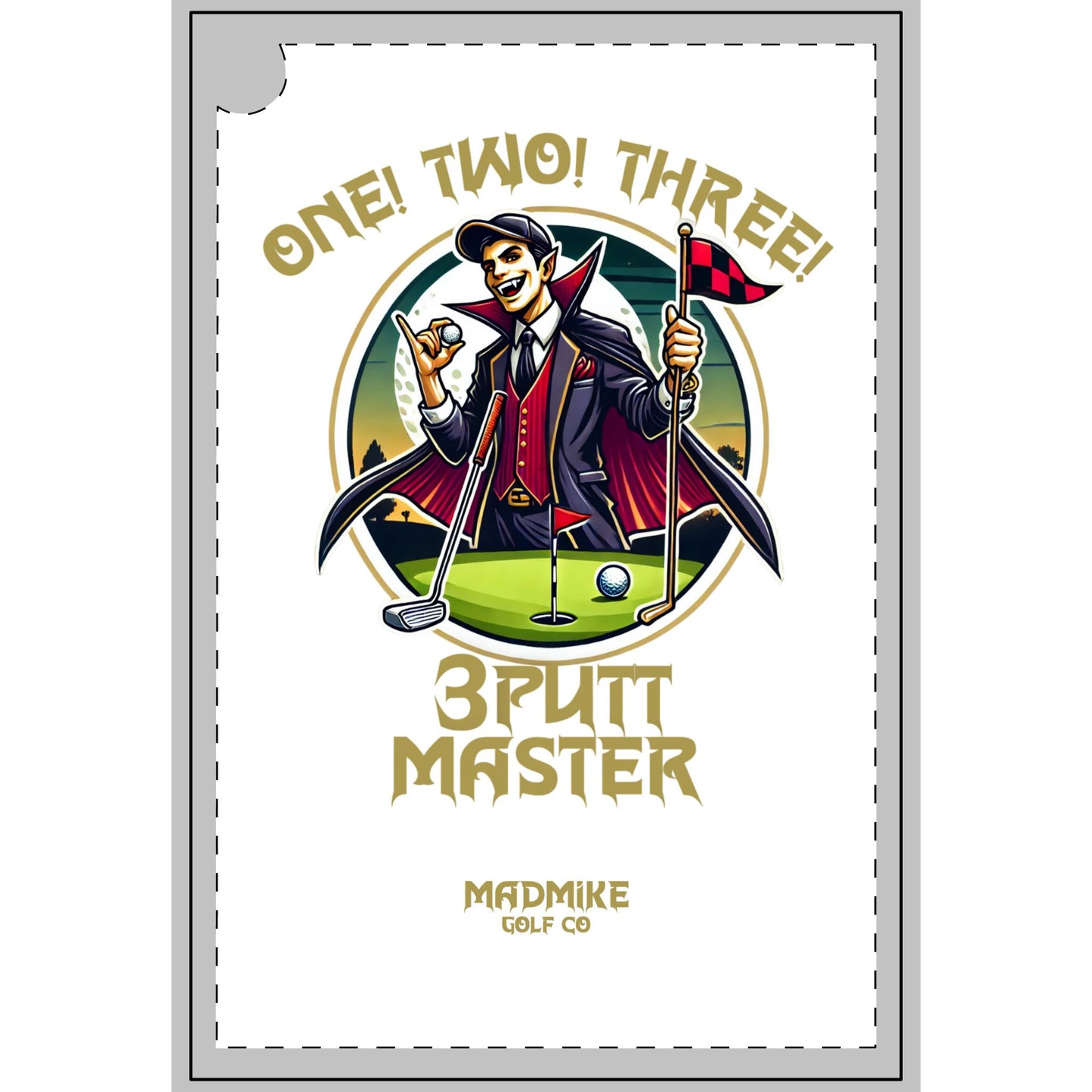 3 Putt - Golf Towel